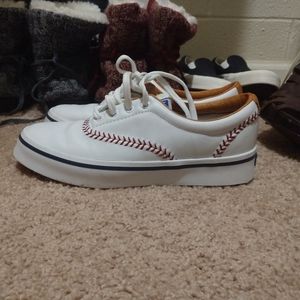 Keds Leather Baseball Stich